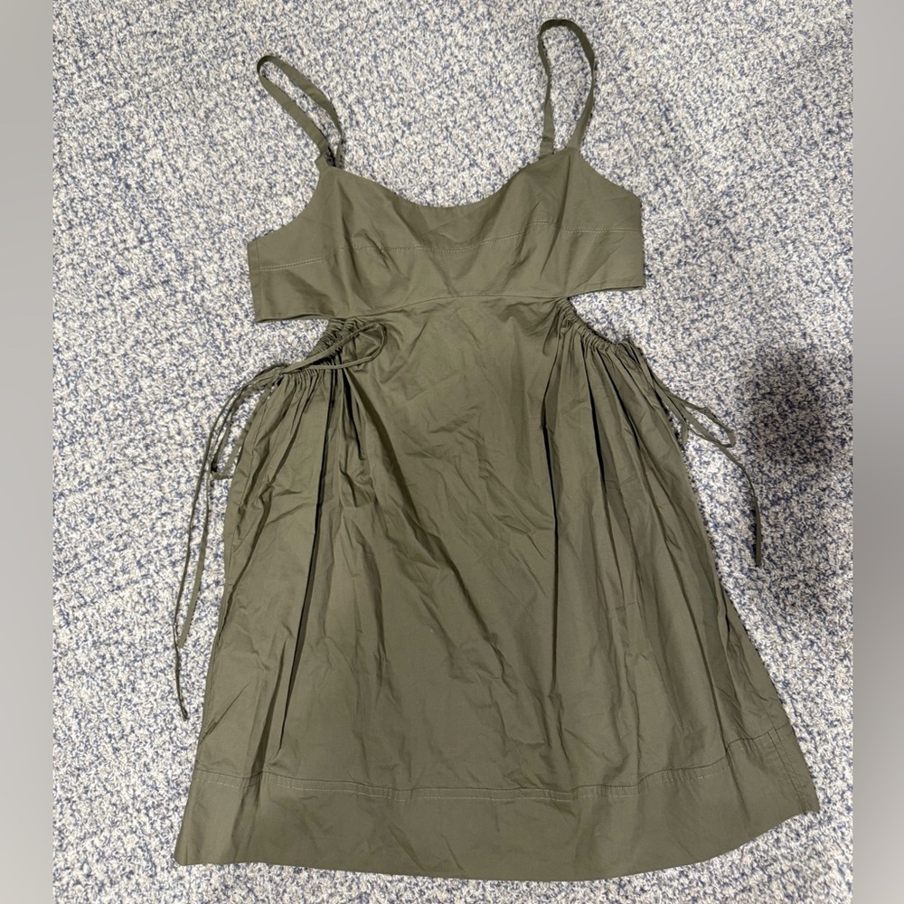 Khaki Mini Dress
